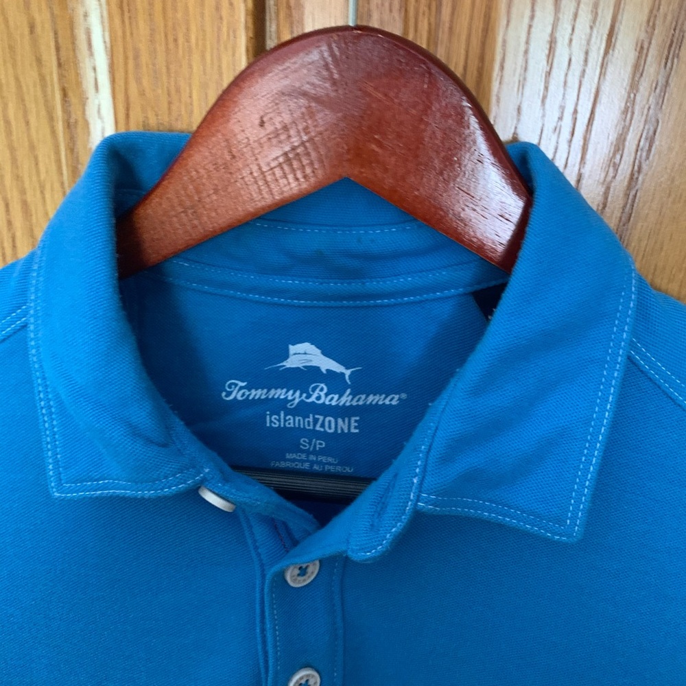 Tommy Bahama island zone Men’s polo blue